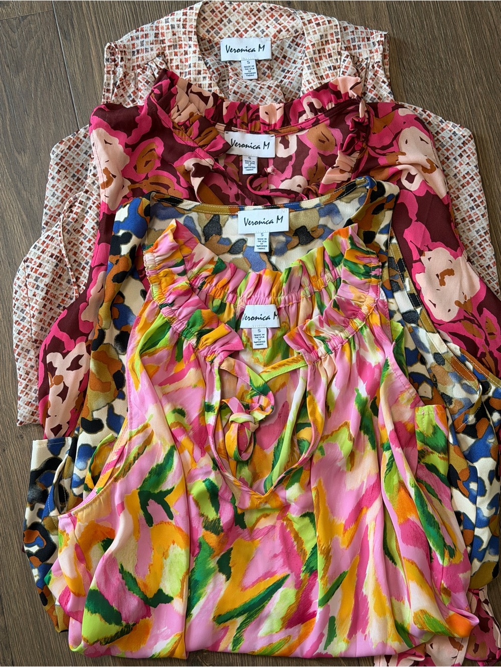 BUNDLE Veronica M Sleeveless Blouses - chic workwear resort coastal Size Small